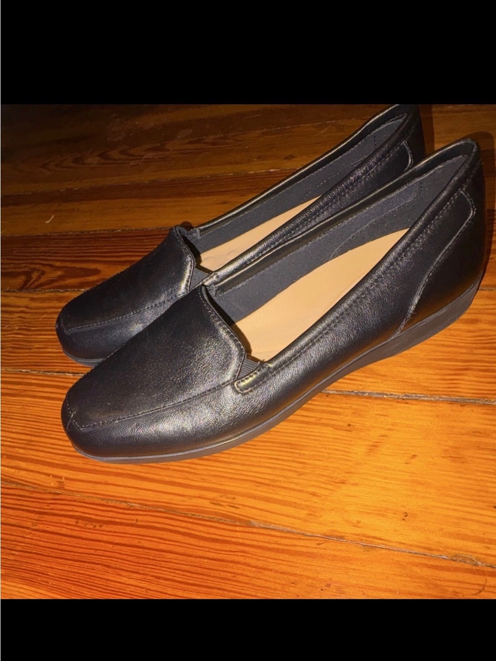Easy Spirit Black Slip-On Comfort Loafers